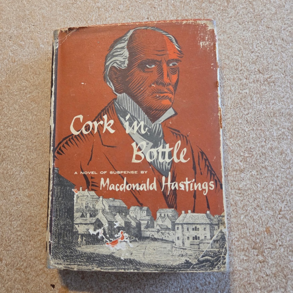 Alfred A Knopf‎ Cork in Bottle Macdonald Hastings 1st American Ed 1954 Mystery